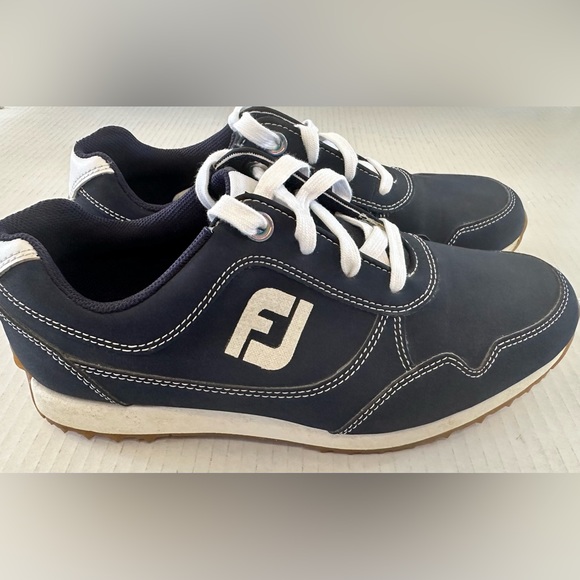 Fjallraven Shoes Footjoy Fj Womens Spikeless Retro Sport Navy Blue